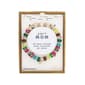 Shine Multi Color Crystal Bead & Enamel Mom Stretch Bracelet - image 3