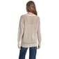 Womens DKNY Long Sleeve V Neck Open Stitch Sweater - image 2