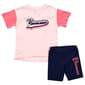 Toddler Girl Champion(R) Oversized Tee & Bike Shorts Set - image 1