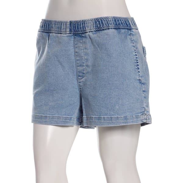 Juniors Wallflower Tomboy Pull On Shortie Shorts - image 