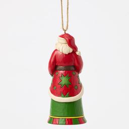 Jim Shore Heartwood Creek Santa w/ Tractor Christmas Ornament