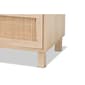 Baxton Studio Sebille Light Brown Wood 3-Drawer Storage Chest - image 5