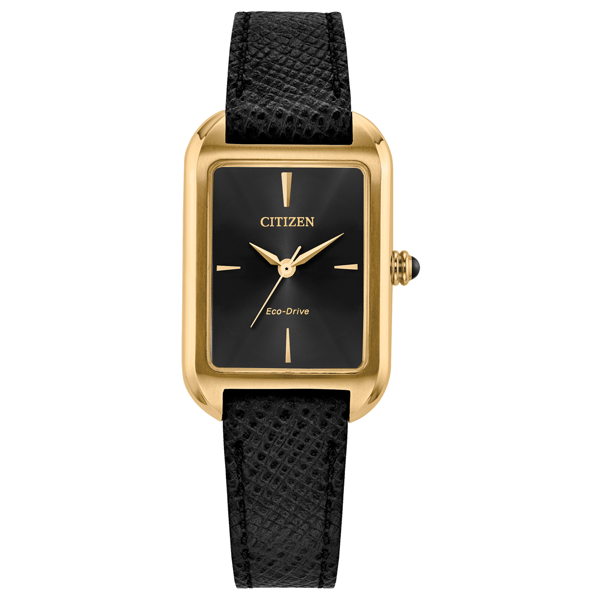 Womens Citizen® Eco-Drive Classic Leather Strap Watch-EM1192-01E - image 