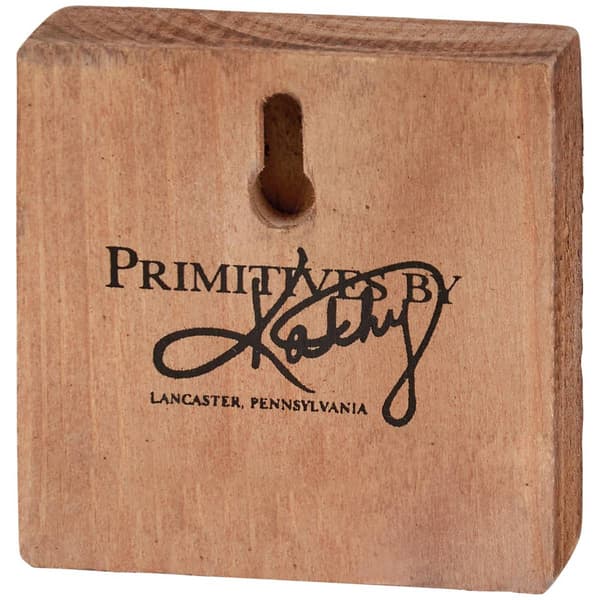 Primitives By Kathy Snow Woman Block Sign