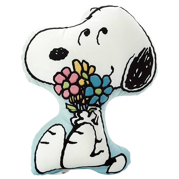 Nourison Snoopy with Flowers Pillow - 13x16 - image 