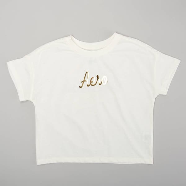Girls &#40;7-16&#41; Aeropostale Short Sleeve Rose Back Art Fashion Tee