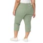 Plus Size Gloria Vanderbilt Amanda Solid 5-Pocket Capris - image 2
