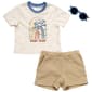 Baby Boy &#40;6-18M&#41; bon bebe&#40;R&#41; 3pc. Surf Club Shorts Set w/Sunglasses - image 1