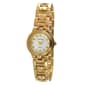 Womens TIMETECH Gold Plated Link Bracelet Dress Watch - 2679L - image 1