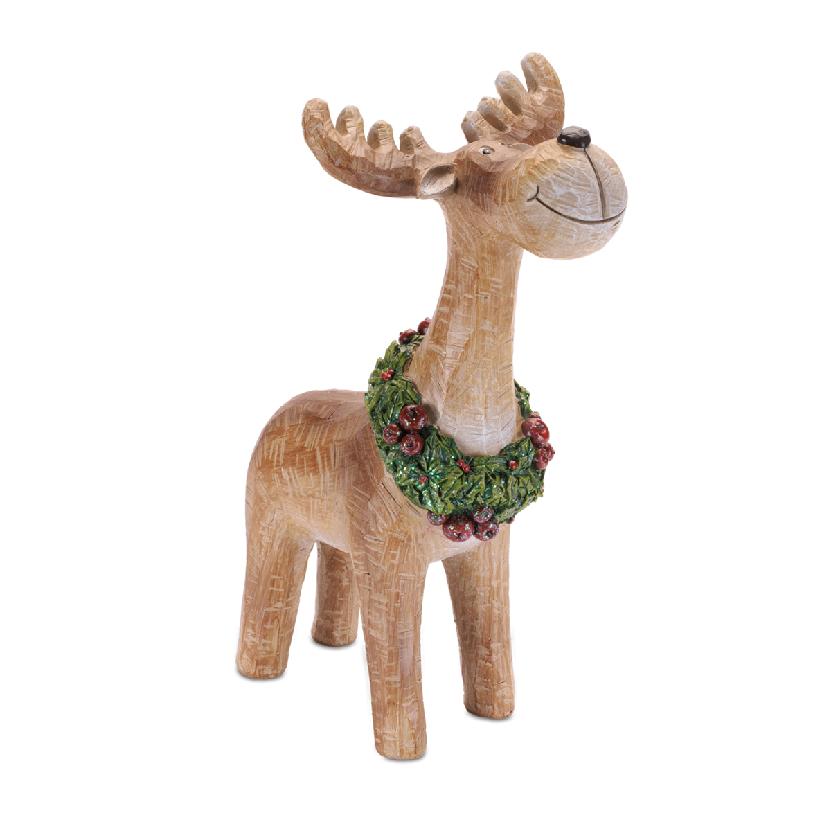 Melrose 11.5in. Whimsical Moose with Wreath