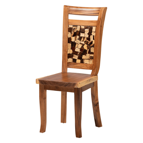 bali & pari Luan Suar Wood Dining Chair