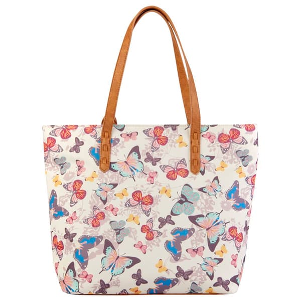 Bueno Canvas Butterfly Tassel Tote