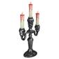 Northlight Seasonal 13.75in. Silver Skull Halloween Candelabra - image 4