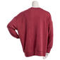 Juniors Plus Hybrid French Terry Varsity League Sweatshirt - image 3