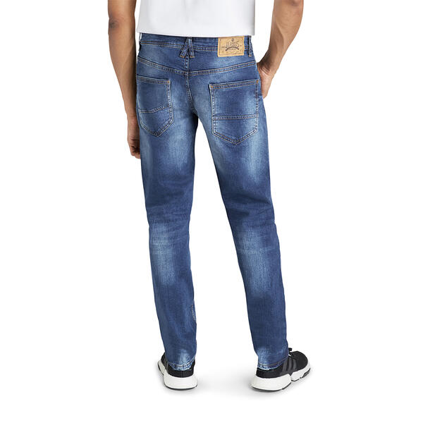 Young Mens Akademiks 5 Pocket Rip Repair Denim Jeans