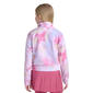 Girls (7-16) adidas® 3 Stripe Tie Dye Tricot Jacket - image 3
