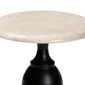 bali & pari Perlita End Table with Marble Stone Top - image 2