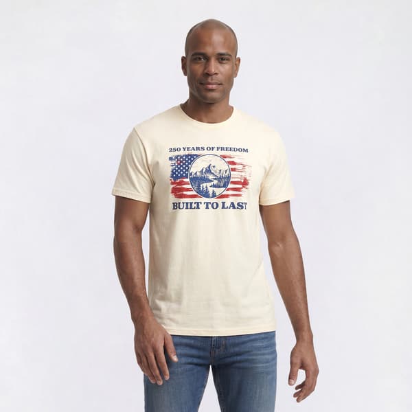 Mens Home of the Brave 250 Built to Last Graphic Tee - image 