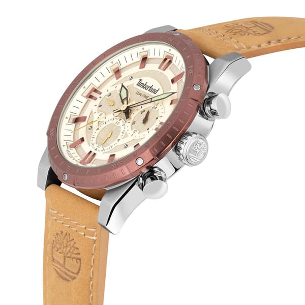 Mens Timberland Fitzwilliam Leather Strap Watch - TDWGF2202003