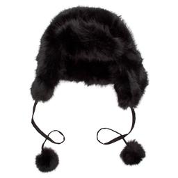 Womens Betsey Johnson Faux Fur Trapper Hat