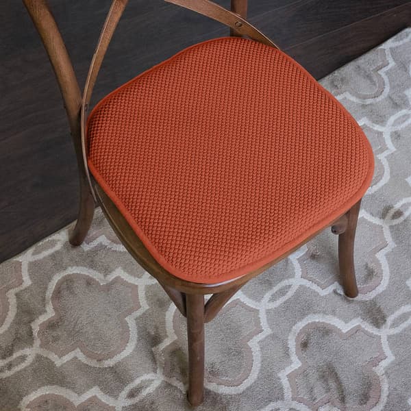 Sweet Home Collection Honeycomb Memory Foam Non-Slip Chair Pad