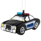 Northlight 5in. Black Police Car Glass Christmas Ornament - image 1