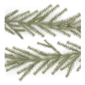 Melrose 6ft. Glittered Pine Garland - image 3
