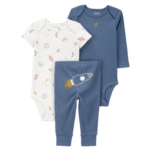 Baby Boy &#40;NB-24M&#41; Carter''s&#40;R&#41; Space & Rocket Little Character Set - image 