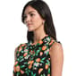 Womens Rafaella® Sleeveless Ruffle Trim Orange Blossom Polo - image 4