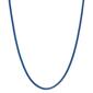 Mens Lynx Stainless Steel Acrylic Coated Box Chain Necklace - image 1