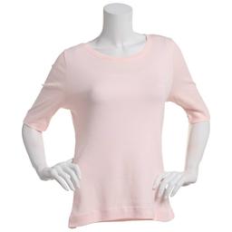 Womens Architect(R) Elbow Sleeve Round Neck Tee