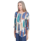 Womens Alfred Dunner Summer Solstice Stained Glass Blouse - image 3