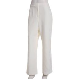 Petite Kasper Solid Stretch Crepe Dress Pants