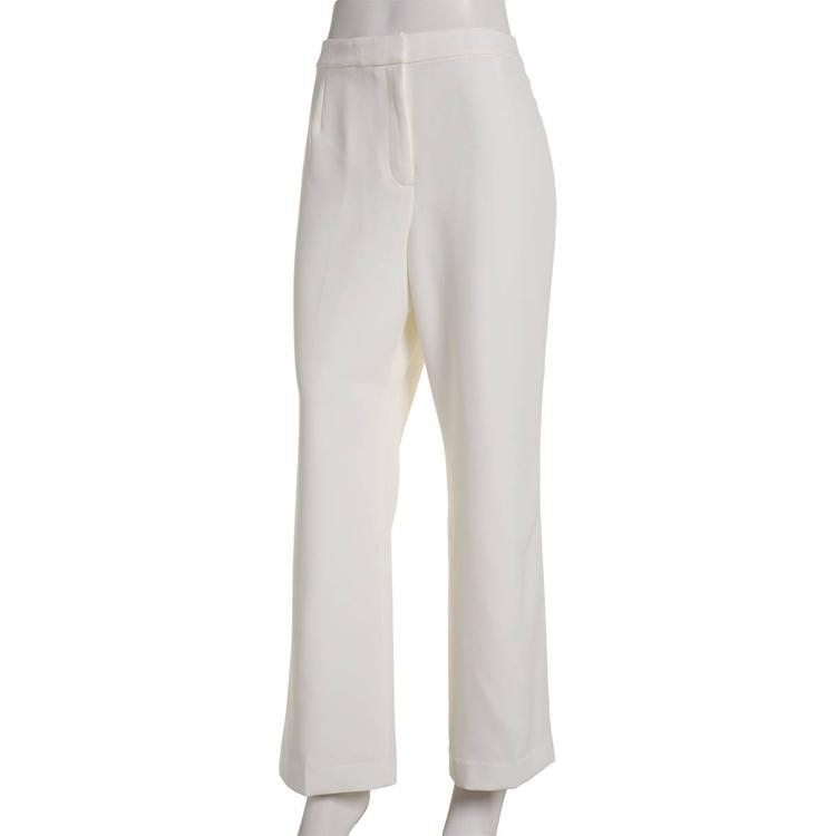 Petite Kasper Solid Stretch Crepe Dress Pants
