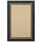 HomeRoots Beige & Black Indoor/Outdoor Rectangular Area Rug - image 1