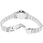 Womens Bulova Classic Diamond Stainless Black Dial Watch - 96P148 - image 2
