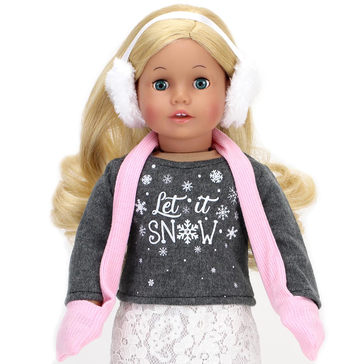 Sophia's® 6pc. Let it Snow Sweater and Skirt Set