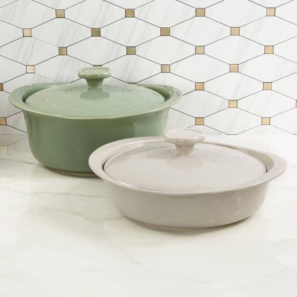 BergHOFF Balance 4.5qt. Stone Casserole w/ Stone Cover