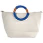 SOL and MER Crossed Stripe Tote With Lobsters - image 3