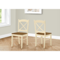 Monarch Specialties Transitional Wood Dining Chair-Set Of 2 - image 1