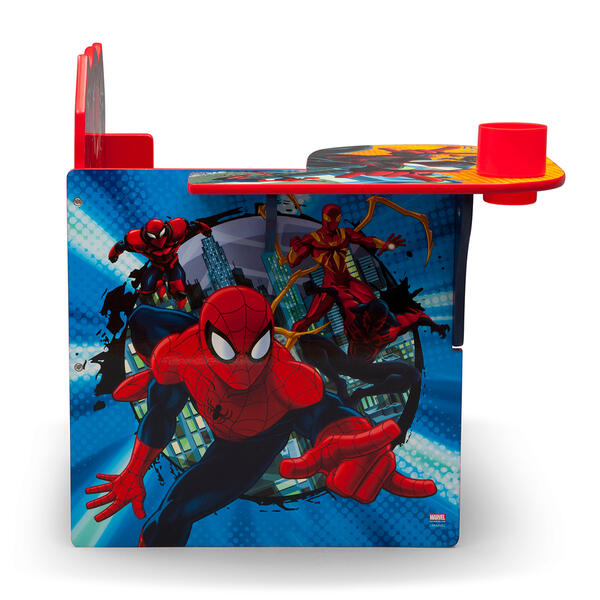 Delta Children Spider-Man Chair Desk with Storage Bin