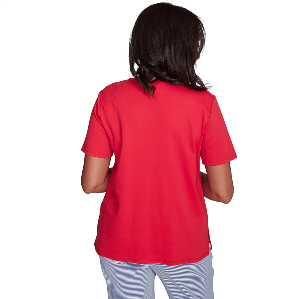 Womens Alfred Dunner Land of the Free Stars Criss-Cross Tee