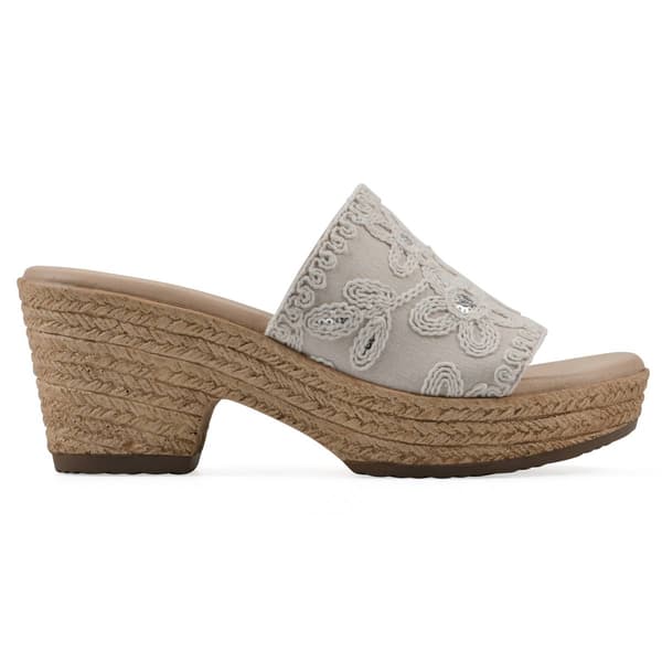Womens Cliffs by White Mountain Biancia Espadrille Sandals - image 