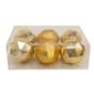 National Tree 10in. Gold Geometric Ornaments - Set of 6 - image 6