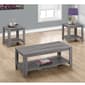 Monarch Specialties Grey Set of 3 Tables - image 1