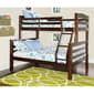 Powell Porter Wood Twin Over Full Slats & Rails - image 1
