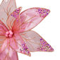 Northlight Glitter & Sequin Poinsettia Clip-on Christmas Ornament - image 6