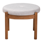 Baxton Studio Iliana Japandi Wood Ottoman Footstool - image 2