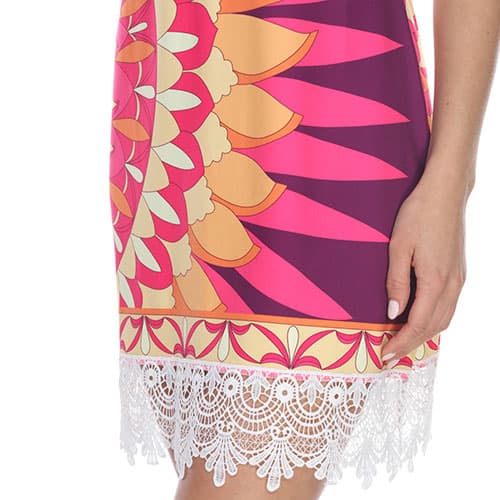 Womens White Mark Kaia Short Sheath Dress