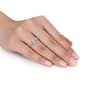 Diamond Classics™ 10kt. White Gold 1/2ctw. Diamond Crossover Ring - image 2